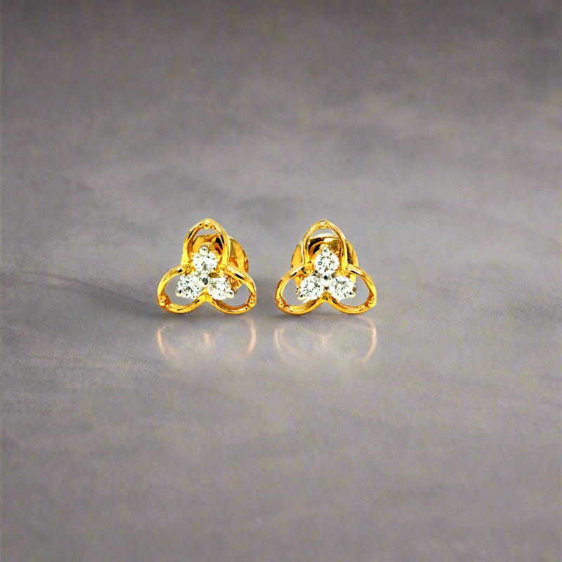 Diamond Studs, Diamond earrings, earring, gold Earring, dimoand jewellery, Efif diamond Jewellery 
