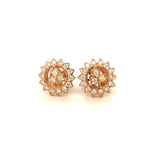 The Suryakanti Closed Setting 22k Diamond Stud