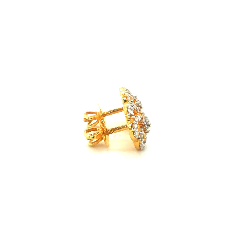 Diamond Studs, Diamond earrings, earring, gold Earring, dimoand jewellery, Efif diamond Jewellery 