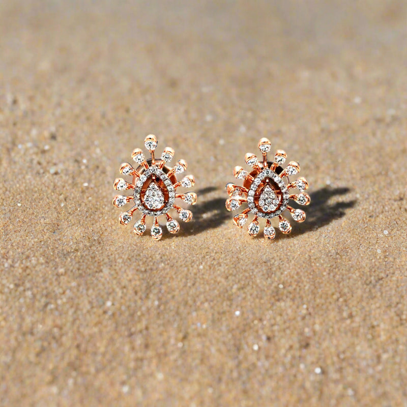 Diamond Studs, Diamond earrings, earring, gold Earring, dimoand jewellery, Efif diamond Jewellery 