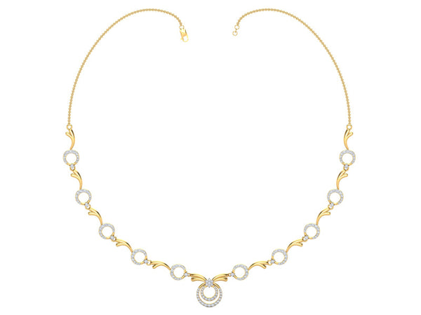 Charming Wreath Necklace efifdiamonds Charming Wreath Necklace efifdiamonds NECKLACES 183340.00 EF-IF Diamond Jewellery