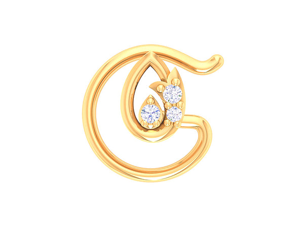 DIAMOND NOSEPIN, Diamond jewellery, nose pin, gold nose pin, efif diamond jewellery