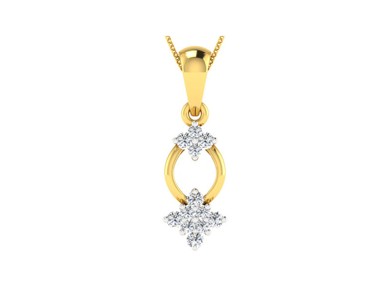 Luminous Twin Star Pendant efifdiamonds Luminous Twin Star Pendant efifdiamonds Pendants 9762.00 EF-IF Diamond Jewellery