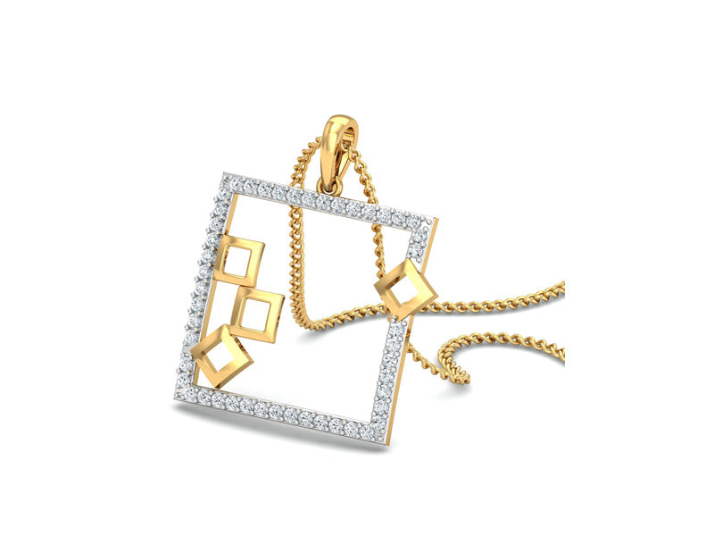 Winsome Box Pendant efifdiamonds Winsome Box Pendant efifdiamonds Pendants 27728.00 EF-IF Diamond Jewellery