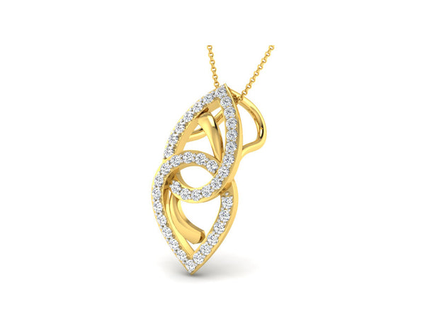 Converging Petals Pendant efifdiamonds Converging Petals Pendant efifdiamonds Pendants 24298.00 EF-IF Diamond Jewellery