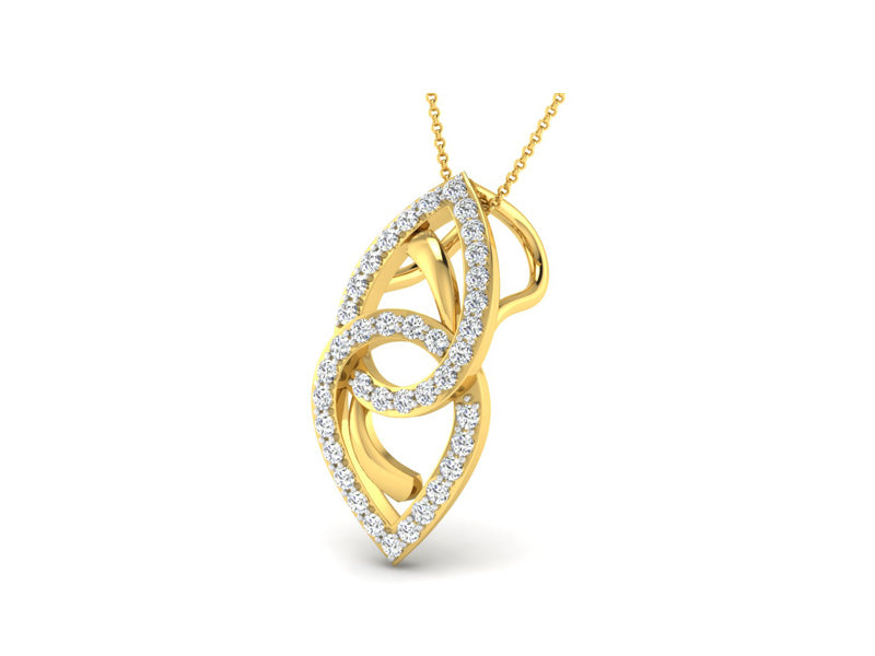 Converging Petals Pendant efifdiamonds Converging Petals Pendant efifdiamonds Pendants 24298.00 EF-IF Diamond Jewellery