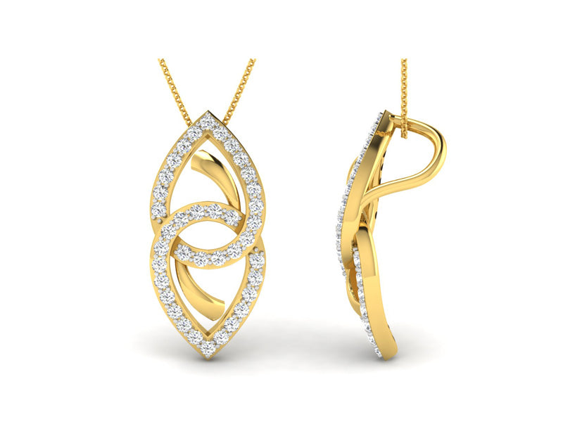 Converging Petals Pendant efifdiamonds Converging Petals Pendant efifdiamonds Pendants 24298.00 EF-IF Diamond Jewellery