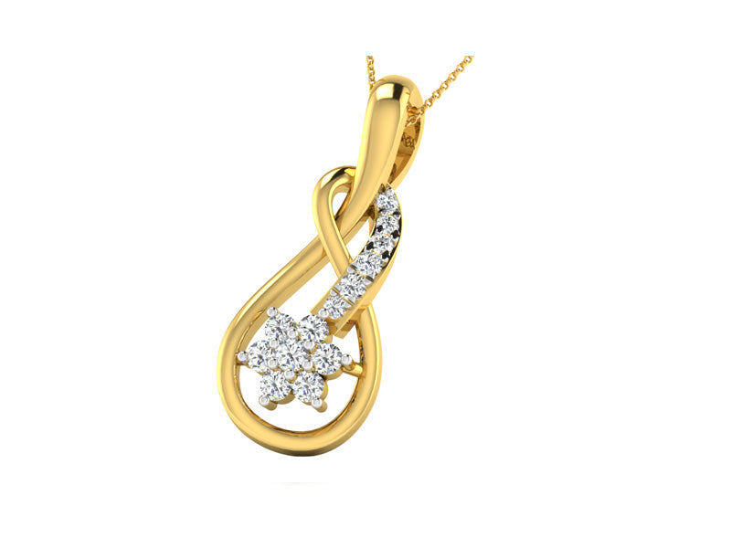 Delightful Starry Pendant efifdiamonds Delightful Starry Pendant efifdiamonds Pendants 16202.00 EF-IF Diamond Jewellery