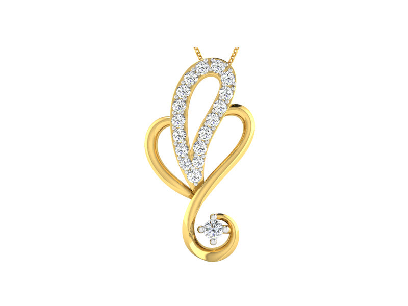 The Ekadanta Pendant efifdiamonds The Ekadanta Pendant efifdiamonds Pendants 17758.00 EF-IF Diamond Jewellery