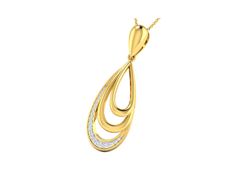 Quaint Dew Drop Pendant efifdiamonds Quaint Dew Drop Pendant efifdiamonds Pendants 30349.00 EF-IF Diamond Jewellery