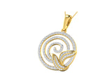 Scintillating Swirl Pendant efifdiamonds Scintillating Swirl Pendant efifdiamonds Pendants 71091.00 EF-IF Diamond Jewellery