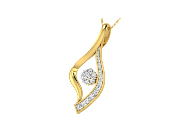 Elliptical Cluster Pendant efifdiamonds Elliptical Cluster Pendant efifdiamonds Pendants 35360.00 EF-IF Diamond Jewellery