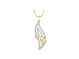 Artisanal Curvy Pendant efifdiamonds Artisanal Curvy Pendant efifdiamonds Pendants 62686.00 EF-IF Diamond Jewellery