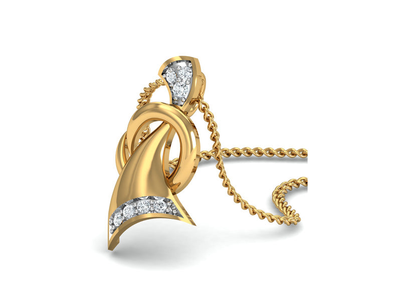 Timeless Trumpet Pendant efifdiamonds Timeless Trumpet Pendant efifdiamonds Pendants 11800.00 EF-IF Diamond Jewellery