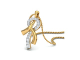 Edgy Twisted Pendant efifdiamonds Edgy Twisted Pendant efifdiamonds Pendants 14792.00 EF-IF Diamond Jewellery