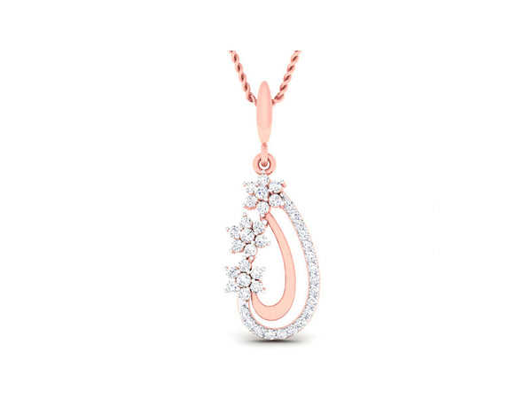 Mesmerizing Oval Pendant efifdiamonds Mesmerizing Oval Pendant efifdiamonds Pendants 42000.00 EF-IF Diamond Jewellery