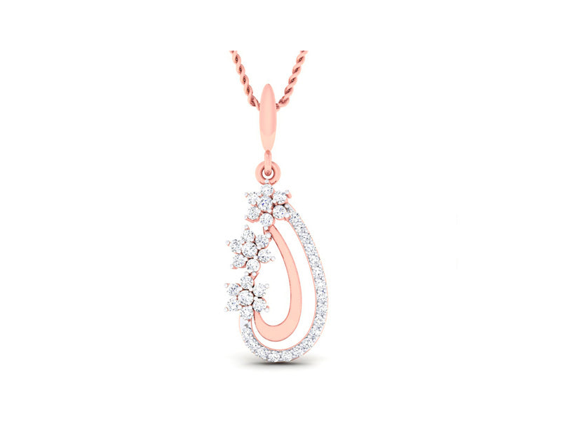 Mesmerizing Oval Pendant efifdiamonds Mesmerizing Oval Pendant efifdiamonds Pendants 42000.00 EF-IF Diamond Jewellery