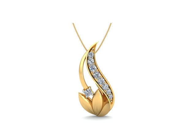 Enchanting Lotus Pendant efifdiamonds Enchanting Lotus Pendant efifdiamonds Pendants 20142.00 EF-IF Diamond Jewellery