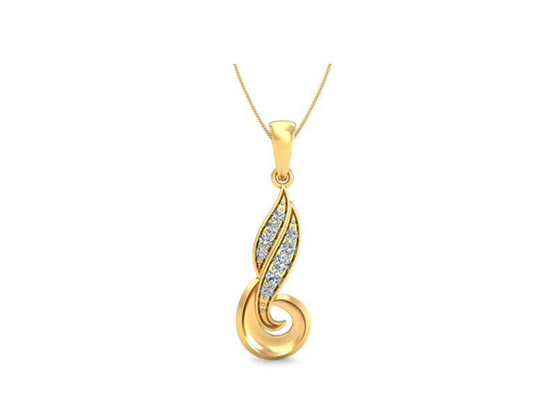 Simple Loop Pendant efifdiamonds Simple Loop Pendant efifdiamonds Pendants 14184.00 EF-IF Diamond Jewellery