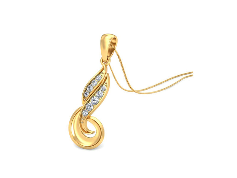 Simple Loop Pendant efifdiamonds Simple Loop Pendant efifdiamonds Pendants 14184.00 EF-IF Diamond Jewellery