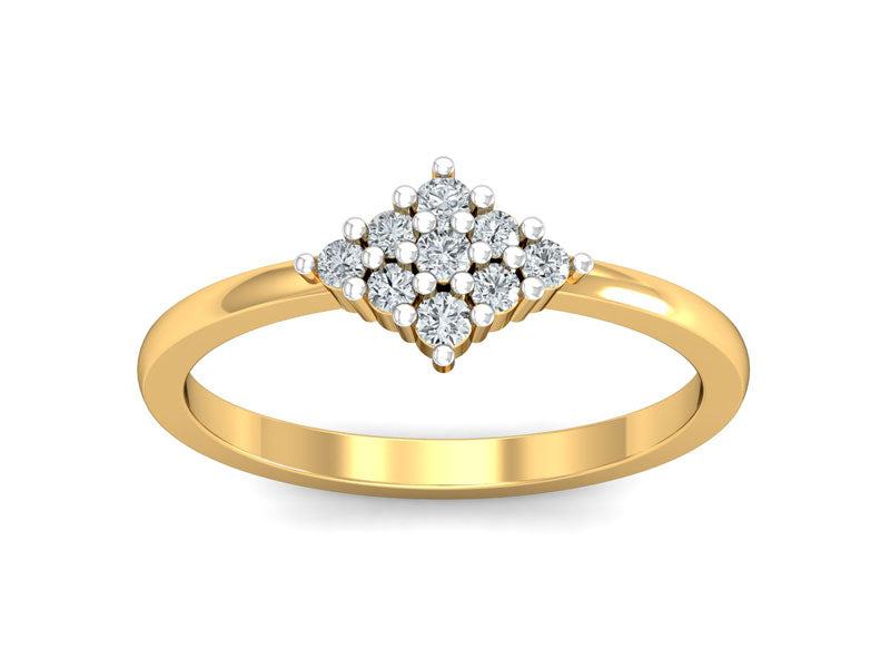 Delicate Rhombic Ring efifdiamonds Delicate Rhombic Ring efifdiamonds Rings 29366.00 EF-IF Diamond Jewellery