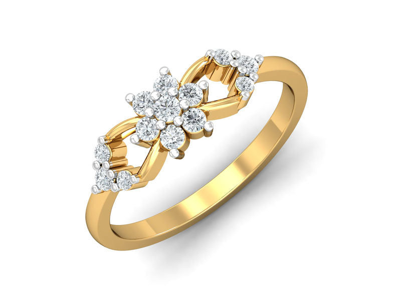 Exotic Floral Cluster Ring efifdiamonds Exotic Floral Cluster Ring efifdiamonds Rings 40809.00 EF-IF Diamond Jewellery