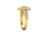 Three Line Median Petal Ring efifdiamonds Three Line Median Petal Ring efifdiamonds Rings 49979.00 EF-IF Diamond Jewellery