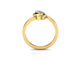 Entwined Inverted Drop Ring efifdiamonds Entwined Inverted Drop Ring efifdiamonds Rings 26184.00 EF-IF Diamond Jewellery