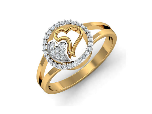 Romantic ‘Inseparable Hearts’ Ring efifdiamonds Romantic ‘Inseparable Hearts’ Ring efifdiamonds Rings 31005.00 EF-IF Diamond Jewellery