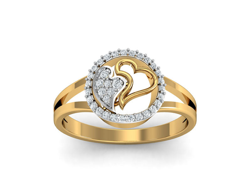 Romantic ‘Inseparable Hearts’ Ring efifdiamonds Romantic ‘Inseparable Hearts’ Ring efifdiamonds Rings 31005.00 EF-IF Diamond Jewellery