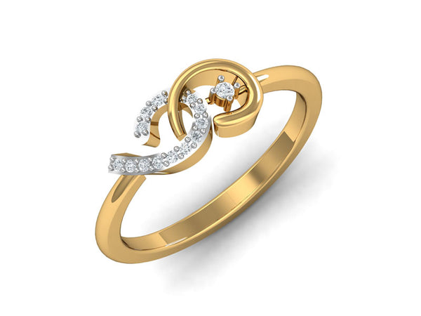 Trendy Entwining Comma Ring efifdiamonds Trendy Entwining Comma Ring efifdiamonds Rings 21826.00 EF-IF Diamond Jewellery