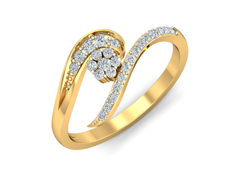 Modish Cluster Ring efifdiamonds Modish Cluster Ring efifdiamonds Rings 29520.00 EF-IF Diamond Jewellery