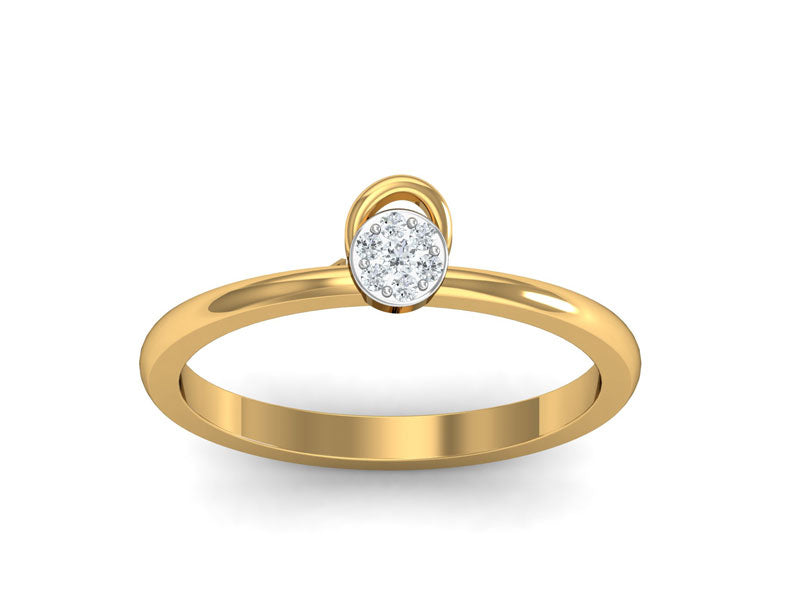 Modest Circlet Ring For Women - EFIF Diamonds – EF-IF Diamond Jewellery