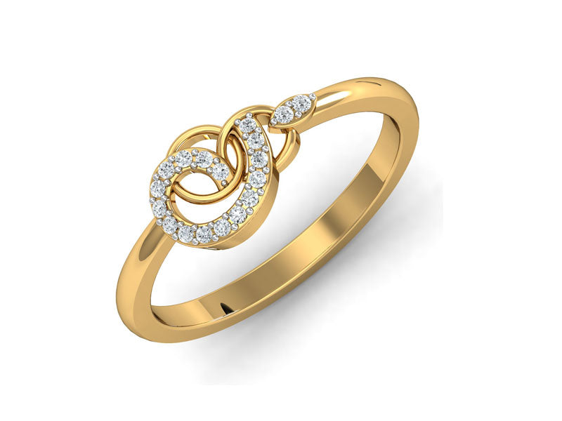 Chic Loop Ring For Women - EFIF Diamonds – EF-IF Diamond Jewellery