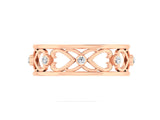 CONTEMPORARY ROSE GOLD HEARTS RING efifdiamonds CONTEMPORARY ROSE GOLD HEARTS RING efifdiamonds Rings 26593.00 EF-IF Diamond Jewellery