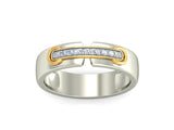 URBANE WHITE GOLD BAND RING efifdiamonds URBANE WHITE GOLD BAND RING efifdiamonds Rings 39758.00 EF-IF Diamond Jewellery