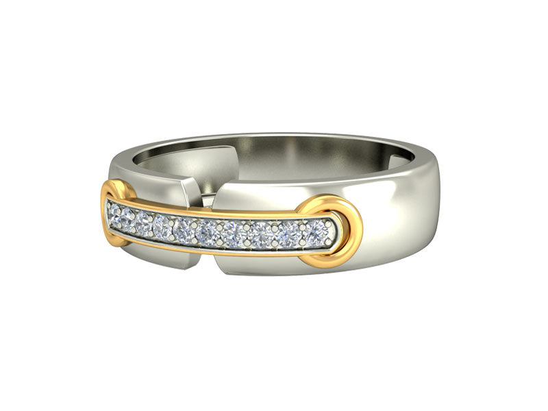 URBANE WHITE GOLD BAND RING efifdiamonds URBANE WHITE GOLD BAND RING efifdiamonds Rings 39758.00 EF-IF Diamond Jewellery