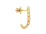 Serene Half Loop Earrings efifdiamonds Serene Half Loop Earrings efifdiamonds Studs Earrings 55456.00 EF-IF Diamond Jewellery