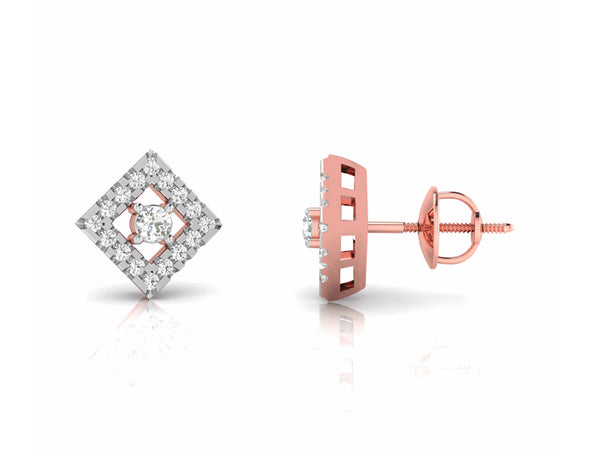 Scintillating Square Shaped Stud efifdiamonds Scintillating Square Shaped Stud efifdiamonds Studs Earrings 33568.00 EF-IF Diamond Jewellery