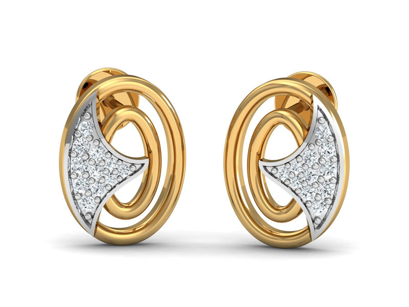 Radiant Elliptical Studs efifdiamonds Radiant Elliptical Studs efifdiamonds Studs Earrings 25792.00 EF-IF Diamond Jewellery
