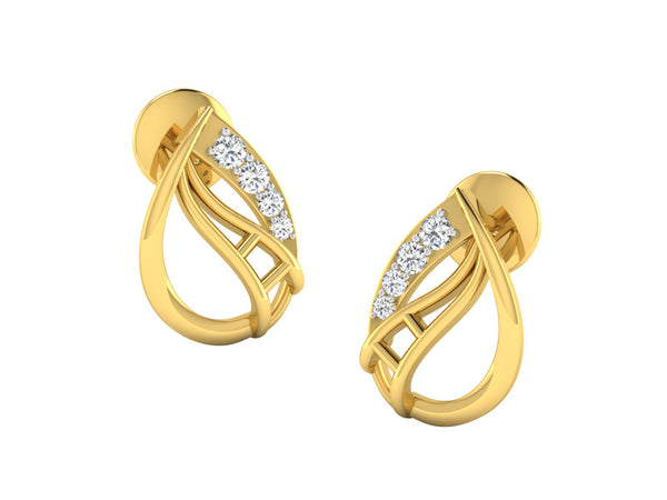Pleasant Dew Drop Studs efifdiamonds Pleasant Dew Drop Studs efifdiamonds Studs Earrings 17377.00 EF-IF Diamond Jewellery