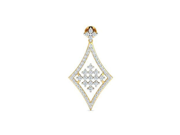 Mystical Checkers Earrings efifdiamonds Mystical Checkers Earrings efifdiamonds Studs Earrings 100137.00 EF-IF Diamond Jewellery