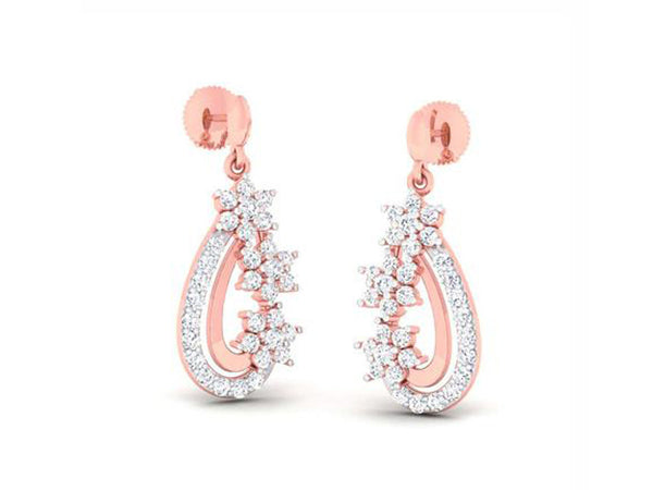 Mesmerizing Oval Stud efifdiamonds Mesmerizing Oval Stud efifdiamonds Studs Earrings 64633.00 EF-IF Diamond Jewellery