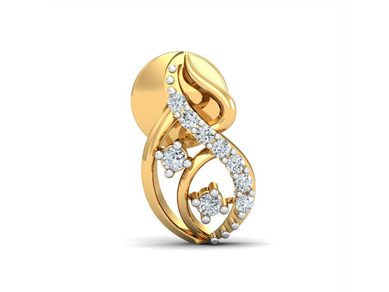 Meandering Magical Studs efifdiamonds Meandering Magical Studs efifdiamonds Studs Earrings 23526.00 EF-IF Diamond Jewellery
