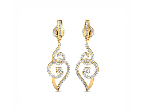 Enchanting Twisted Earrings efifdiamonds Enchanting Twisted Earrings efifdiamonds Studs Earrings 135564.00 EF-IF Diamond Jewellery