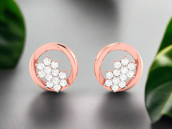 Elegant Round earring efifdiamonds Elegant Round earring efifdiamonds Studs Earrings 34278.00 EF-IF Diamond Jewellery