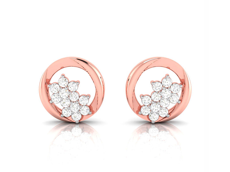 Elegant Round earring efifdiamonds Elegant Round earring efifdiamonds Studs Earrings 34278.00 EF-IF Diamond Jewellery