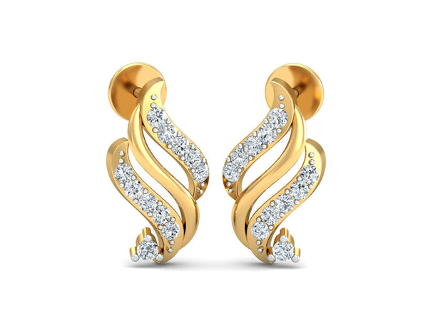 Dreamy Sigmoid Studs efifdiamonds Dreamy Sigmoid Studs efifdiamonds Studs Earrings 24154.00 EF-IF Diamond Jewellery