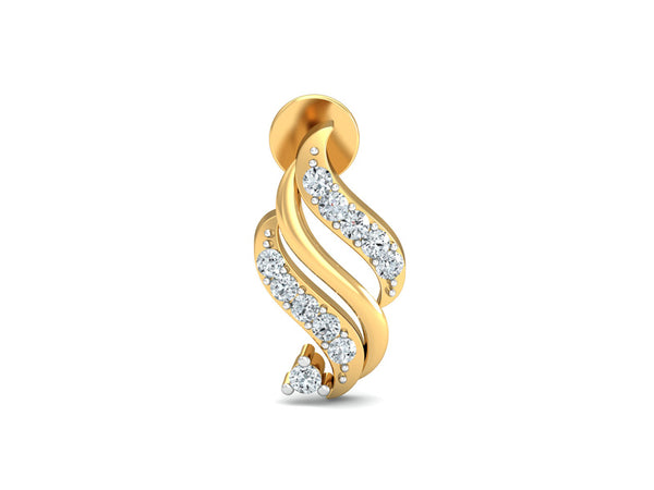Dreamy Sigmoid Studs efifdiamonds Dreamy Sigmoid Studs efifdiamonds Studs Earrings 24154.00 EF-IF Diamond Jewellery