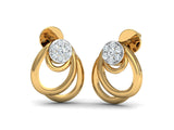 Trendy Loop Studs efifdiamonds Trendy Loop Studs efifdiamonds Studs Earrings 24182.00 EF-IF Diamond Jewellery